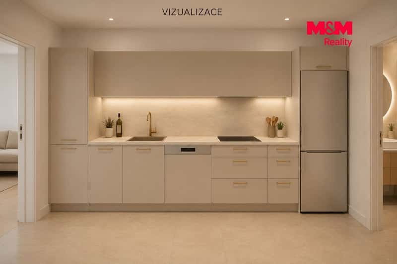 Prodej, Byt 3+kk, 52 m², Praha, Pod třešněmi