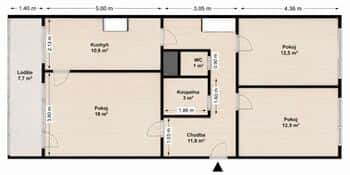 Prodej bytu 3+1 v osobním vlastnictví 73 m², Praha 5 - Stodůlky