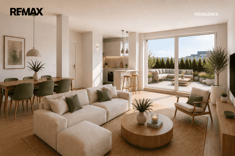 Prodej bytu 3+kk v osobním vlastnictví 91 m², Praha 5 - Stodůlky