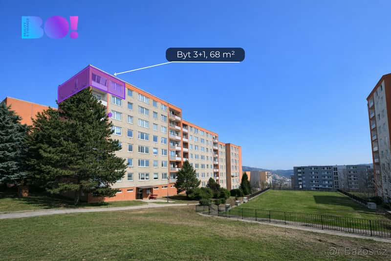 Prodej bytu 3+1, ul. Podlesí, Zlín
