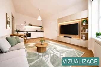 Prodej bytu 2+kk, 47 m², Praha 5 – Košíře. Zahrada a velký s