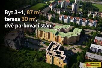 Brno - Juliánov, byt 3+1, terasa, balkon a 2 parkovací stání