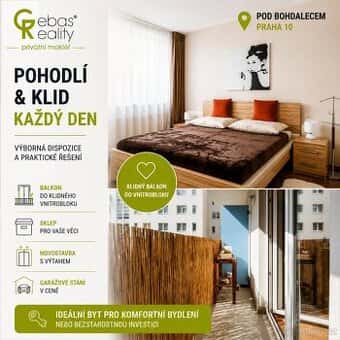 2+kk vč.balkonu, sklepa a garážového stání - Praha 10