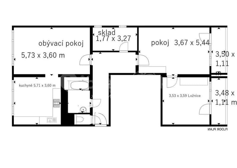 Prodej bytu 3+1 88 m², Čechovská, Příbram