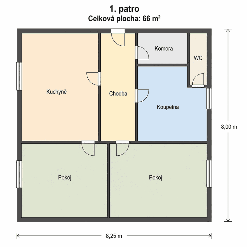 Prodej bytu 2+1 66 m², Doly, Řehenice