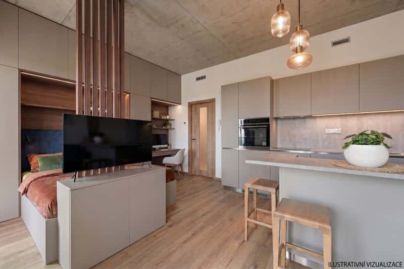 Prodej bytu 1+kk 36 m², Bohunická, Brno
