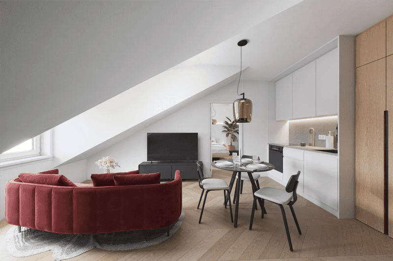 Prodej bytu 2+kk 67 m², Jeseniova, Praha