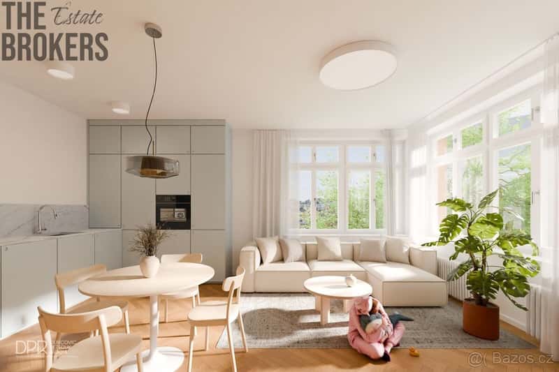 Prodej luxusního bytu 3+kk, 85,9 m², Praha 8 – Rokoska, Vila