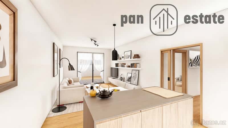 Nový byt 3+kk s terasou 30,5 m² v centru – projekt VIERA