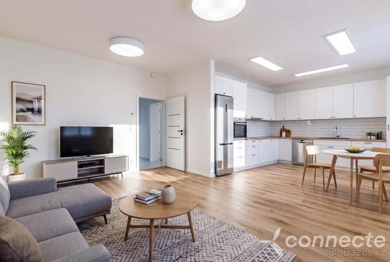 Prodej bytu 3+kk 76,55 m2 s předzahrádkou, Praha - Ďáblice