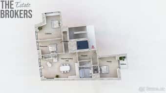 prodej bytu 4+kk s balkonem 119m2, Praha 6 -Suchdol