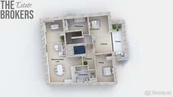 Prodej bytu 4+kk s terasou 134 m2 Praha 6-Suchdol